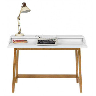ST James Compact Writing Desk (White)
